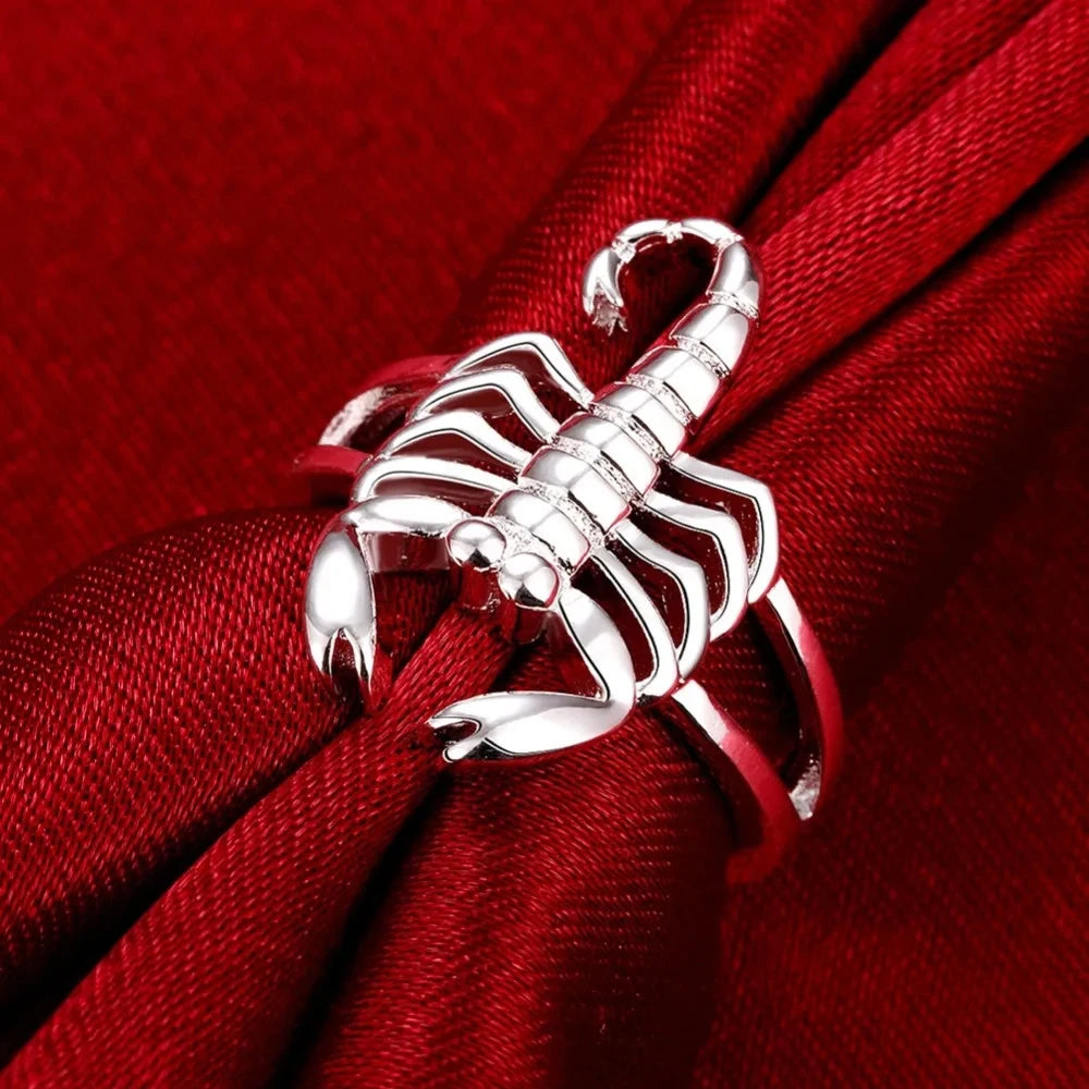 Beautiful Scorpion 925 Sterling Silver Ring