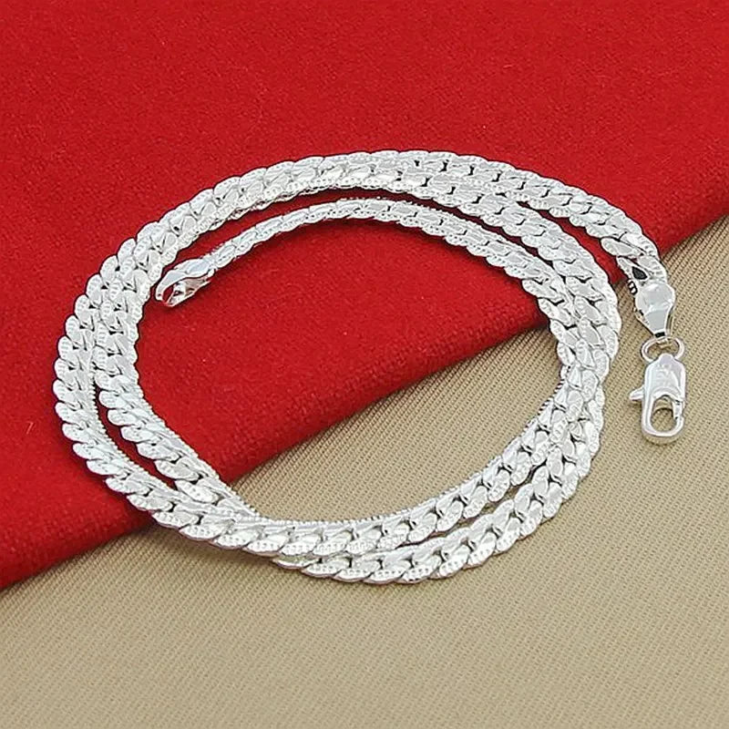 Unisex 925 Sterling Silver Chain