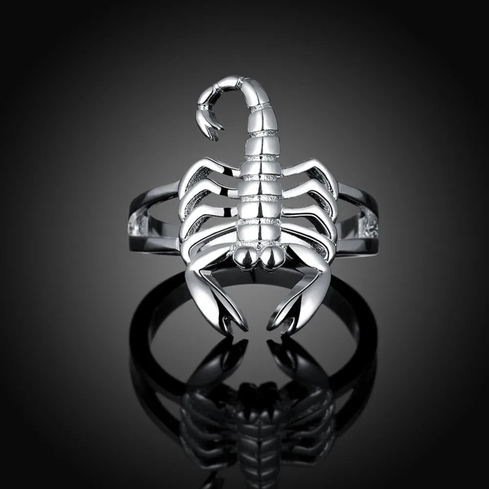 Beautiful Scorpion 925 Sterling Silver Ring